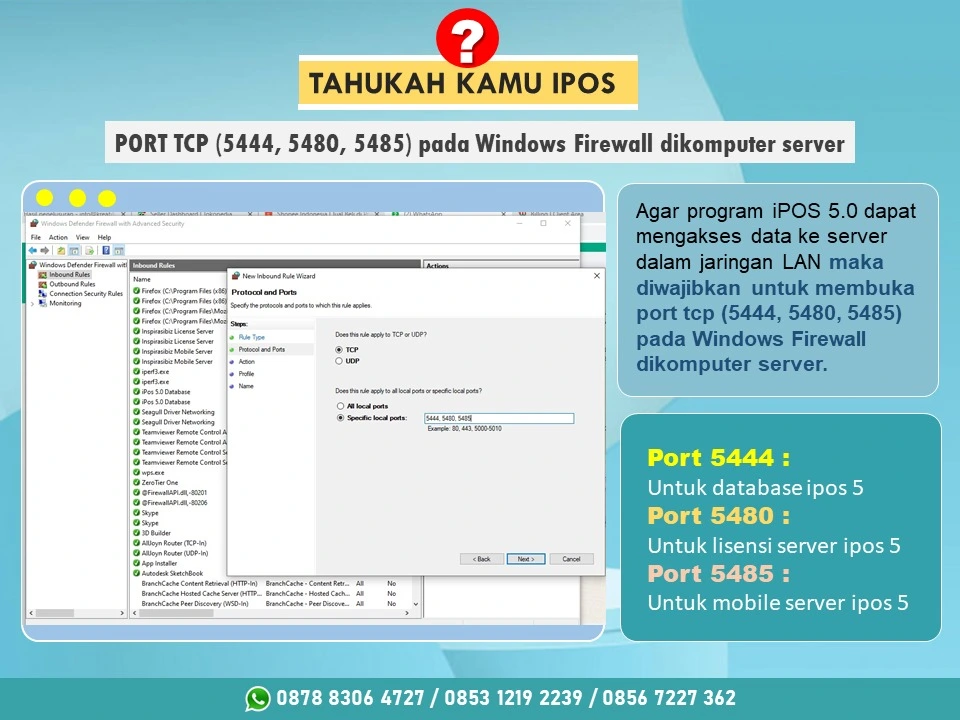Port yang ada di IPOS 5