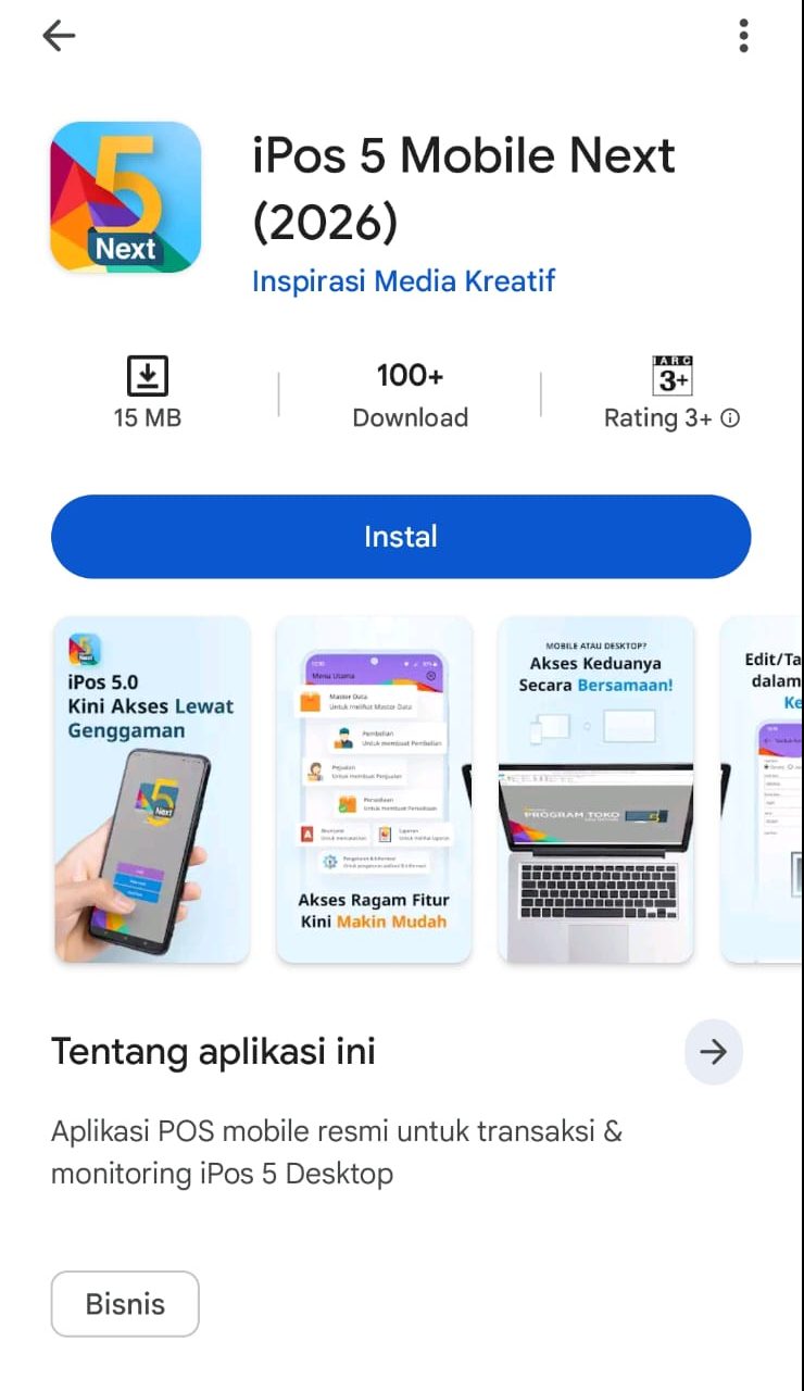 aplikasi ipos 5 mobile next (2026) versi terbaru