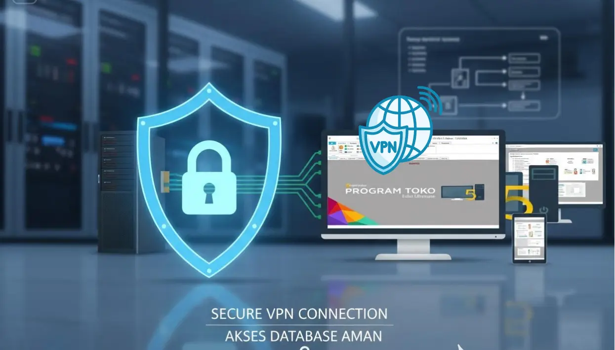 manfaat virtual private network untuk akses database toko dari jauh